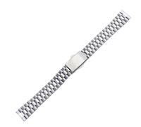 LMINGZE Stainless Steel Watch Bands 10mm 12mm 18mm 20mm Silver Bracelet Metal Watch Strap Universal Watch Accessories(Silver,12mm)