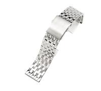 LMINGZE Stainless Steel Watch Strap 26mm 28mm 30mm Bracelet Solid Metal Watch Bands Watch Accessories Universal(Silver,30mm)