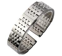 LMINGZE Watch Strap Metal Replacement 18mm 20mm 22mm Strap Stainless Steel Band Quick Disassembly Universal(Silver,16mm)