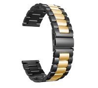LMINGZE Watch Strap Solid Stainless Steel Band 20mm 22mm Metal Replacement Strap Quick Disassembly Universal(Black gold,22mm)