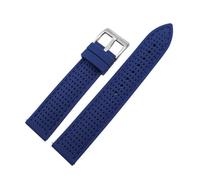 LMINGZE Watch Strap Sports Silicone Watchband 18mm 20mm 22mm Quick Release Breathable Universal Rubber Wristband(Blue_20mm)