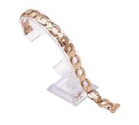 LMINGZE Women's Small Size Watch Band 10mm 12mm 14mm Stainless Steel Watch Strap Silver Rose Gold Wristband(Rose Gold,10mm)