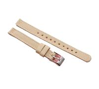 LMINGZE Women's Small Size Wear Resistant Canvas Watch Strap Nylon Multi Color Universal 8mm 10mm 12mm(Dark blue,12MM)