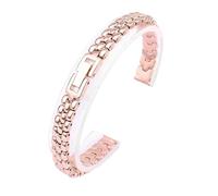 LMINGZE Women's Watch Bands 6mm 8mm 10mm 12mm Stainless Steel Bracelet Small Size Universal Metal Watch Strap(Rose gold,10mm)