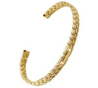 LMINGZE Women's Watch Straps 6mm 8mm 10mm 12mm Metal Bracelet Small Size Universal Stainless Steel Watch Band(Gold,12mm)