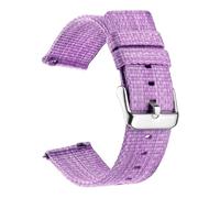 LMINGZE Woven Canvas Watch Band 18mm 20mm 22mm Quick Release Replacement Bracelet Men Women Universal Sport Strap(Purple,20mm)