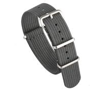 LMINGZE Woven Canvas Watch Band 18mm 20mm 22mm Quick Release Replacement Bracelet Men Women Universal Strap(Dray gray,20mm)