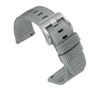 LMINGZE Woven Canvas Watch Band 22mm 20mm Quick Release Replacement Bracelet Men Women Universal Sport Strap(Grey,20mm)