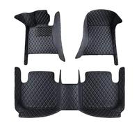 LMJCH Car Carpets,Vehicle Floor Mats,In Car Ground Protection,Waterproof Car Mats,for BMW 3 Series Estate 2019+ Front And Rear Floor Protectors Accessories,A-Black