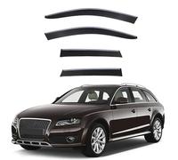 LMJCH Car Rain Deflectors,Deflector Shield,Window Visor Guard Rain Strip,for Audi A4 Allroad MK4-B8 2009-2015 Durable Wind Deflectors External Accessories