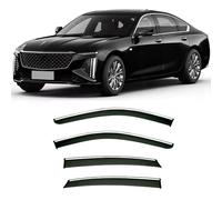 LMJCH Car Rain Deflectors,Deflector Shield,Window Visor Guard Rain Strip,for Cadillac CT6 MK2 2023+ Durable Wind Deflectors External Accessories