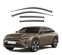 LMJCH Car Rain Deflectors,Deflector Shield,Window Visor Guard Rain Strip,for Citroen C5 X MK3 2021+ Durable Wind Deflectors External Accessories