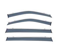 LMJCH Car Rain Deflectors,Deflector Shield,Window Visor Guard Rain Strip,for Jeep Grand Commander/Commander MK1 2018+ Durable Wind Deflectors External Accessories