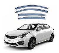 LMJCH Car Rain Deflectors,Deflector Shield,Window Visor Guard Rain Strip,for Kia K2 Sedan MK4-FB 2017+ Durable Wind Deflectors External Accessories