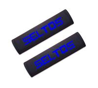 LMJCH Car Seat Belt Cushions,Seat Belt Shoulder Pads,Comfort And Style Seat Belt Protectors,for Kia Seltos Shoulder Protection Pads,C-Blue