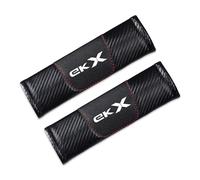 LMJCH Car Seat Belt Cushions,Seat Belt Shoulder Pads,Comfort And Style Seat Belt Protectors,for Mitsubishi EKX Shoulder Protection Pads,B-White