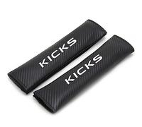 LMJCH Car Seat Belt Cushions,Seat Belt Shoulder Pads,Comfort And Style Seat Belt Protectors,for Nissan Kicks Shoulder Protection Pads,B-White