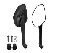 LMJNASD For Ducati For Diavel 14 For Monster 821 1200 1200S 797 Motorcycle Left Right Mirror Rear View Rearview Side Mirrors Motorcycle Mirrors Set(Black)