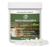 LMJP Muck Reducer - 1LB Natural Sludge Solution Tablets for Ponds & Lakes, Away Muck & Odor Control, Safe for Aquatic Life, Wildlife & Recreation, Treats Up to 6,000 Sq Ft