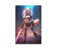 LMJUSNEFNC Catwoman Warrior Poster Poster Decorative Painting Canvas Wall Posters And Art Picture Print Modern Family Bedroom Decor Posters 20x30inch(50x75cm)