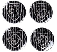 LMJZXC 4Pcs Car Hub Centre Caps for Peugeot New 5008 4008 3008 2008 508 408 308 208 RCZ 56mm,Water Proof Anti-rust Car Wheel Center Hub Caps Auto Parts,B