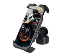 Lmkai Motorcycle Phone Mount Holder,Bike Phone Holder Handlebar, Motorcycle Handlebar Phone Mount Compatible with Samsung Galaxy S25Ultra/S25/S24+/S23/S22+/S21,Z Fold 6/5/4,A14/A15/A16