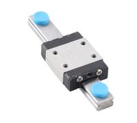 LML7B Miniature Linear Rail Guide, 7mm Width Slide Block, High Precision Linear Motion Rail, 4 - Point Contact Design with Ball Retainer, for Automatic and Precision Measuring Equi (55MM)