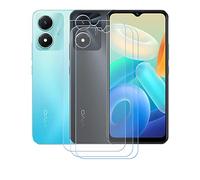 LMLQSZ Tempered Glass Screen Protector for Vivo Y16 [3 Pieces], Bubble-Free, Anti-Scratch, Anti-Fingerprint [6.51 Inches, 9H Hardness, HD Screen Protector Film Protector.