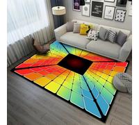 LMLZRL Outdoor 3D Visual Carpet Large Carpets for Waterproof, Machine Washable Patio Rugs Carpet with Nlip Bottom,Floor protection,Soundproof carpet,Decorative flooring, anti slip and wear-resistant.