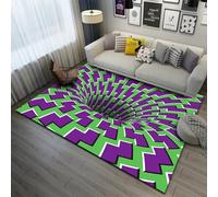 LMLZRL Outdoor 3D Visual Carpet Large Carpets for Waterproof, Machine Washable Patio Rugs Carpet with Nlip Bottom,Floor protection,Soundproof carpet,Decorative flooring, anti slip and wear-resistant.