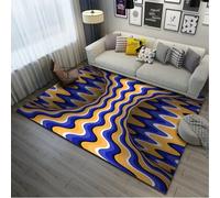 LMLZRL Outdoor 3D Visual Carpet Large Carpets for Waterproof, Machine Washable Patio Rugs Carpet with Nlip Bottom,Floor protection,Soundproof carpet,Decorative flooring, anti slip and wear-resistant.