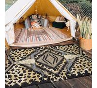 LMLZRL Waterproof Outdoor Rug, Reversible Plastic Straw Patio Camping Rugs Washable, Outdoor Indoor RV Mat Carpet for Patio, Outside Entry, Backyard, Deck, Bench, Picnic, Camper