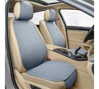 Lmmdhi Breathable Car Seat Cover for H-onda Fit Jazz 2021-2023,Anti-slip Protective Cushion Mat,Linen Fabric,4 Color,B-gray-5 seat full set
