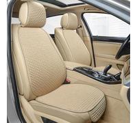 Lmmdhi Breathable Car Seat Cover for SsangYong Korando 2020-2023,Anti-slip Protective Cushion Mat,Linen Fabric,4 Color,C-beige-5 seat full set