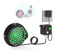 LMMIAOZ Industrial Traffic Signal Light, Red/Green Two-Color Stop and Go Light with Control Switch, Loading Dock Traffic Lights for Mounting Inside and Outside, Plug & Play(100mm