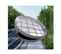 LMMIAOZ Round stainless steel invisible manhole cover,Embedded manhole cover design,Heavy Duty Recessed Septic Tank Lid with Base,Easy to Install and High Load Capacity(80CM/31.5