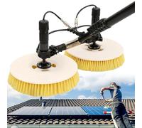 LMMIAOZ Solar Panel Cleaning Kit - Extendable Water Fed Rod & Brush for Solar Panels and Windows - 3.5m (11.5ft) - Efficient Outdoor Cleaning Solution