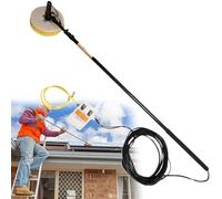 LMMIAOZ Solar Panel Cleaning Kit - Telescopic Water Fed Brush & Rod - Automatic Solar Panel Cleaner for Windows - 3.5m (11.5ft) Long Reach - Efficient Solar Panel Maintenance Too