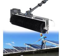 LMMIAOZ Solar Panel Cleaning Kit - Water Fed Brush & Rod 24.6ft Automatic Window Cleaner Efficient Solar Panel Maintenance Tool for Home & City Power Supply