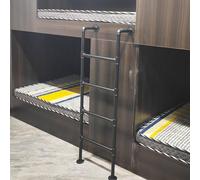 LMMIAOZ Wall Mounted Metal Step Ladder for Home Loft, 4ft 6ft 7ft 8ft Height Entrance Egress Ladder, Basement Window Well Egress Ladder Fire Escape Ladder for Attic,Dorm,Library,RV Bunk Bed,Deck,Loa