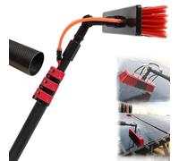 LMMIAOZ Water Fed Solar Panel Cleaning Kit, Photovoltaic Panel Cleaning Brush, Water Fed Window Washing Kit with Extension Pole, Jet Nozzle Power Washer for Patio Gutter Car Win