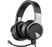 Lmminer 2 in 1 Active Noise Cancelling Gaming Headset Foldable Wireless Bluetooth Over-Ear Headphones with Detachable Boom Mic, Advanced 45Mm Speakers, 30H Playtime