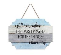 LMMIXEE Bohemia Wooden Pallet Sign I Still Remember The Days Wood Signs 6x10 inch Family Wall Decor Farmhouse Decor Wall Art Hanger for Home Bedroom Living Room Wedding Gifts
