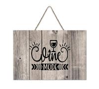 LMMIXEE Bohemia Wooden Pallet Sign with Inspirational Quote Wine Mode Wood Signs 6x10 inch Family Wall Decor Farmhouse Decor Wall Art Hanger for Living Room Bedroom New House Gift