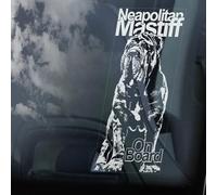 LMMIXEE Neapolitan Mastiff on Board Car Window Sticker Mastino Napoletano Dog Sign Decal Dog Mom Dad Vinyl Die Cut Decals Funny Dog Bumper Stickers Neapolitan Mastiff Dog Owner Gift