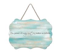 LMMIXEE Rusti Quote Wood Signs The Power of Imagination Makes Us Infinite Wall Art Ancient Retro Wood Plaque Farmhouse Wall Decor for Home Bars Clubs Cafes Man Cave Party 8x12 inch