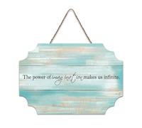 LMMIXEE The Power of Imagination Makes Us Infinite Vintage Wood Plaque Wall Decorations for Living Room Rustic Wall Art Kitchen Home Decor Hanging Signs Housewarming Gift 6x10 inch