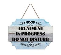 LMMIXEE Treatment In Progress Do Not Disturb Wooden Pallet Rustic Wall Sign 8x12 inch Rustic Wooden Wall Art Farmhouse Decor Kitchen Wall Sign Home Decor Housewarming Gift