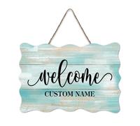 LMMIXEE Vintage Country Wooden Pallet Sign Welcome Wood Signs 6x10 inch Family Wall Decor Farmhouse Decor Wall Art Hanger for Living Room Living Room Bedroom Office