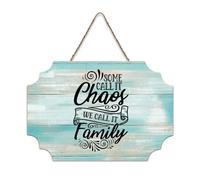 LMMIXEE Wooden Pallet Sign Some Call It Chaos We Call It Family Wood Signs 8x12 inch Farmhouse Wall Decor Wall Art Hanger Home Decor for Home Bedroom Living Room Wedding Gifts